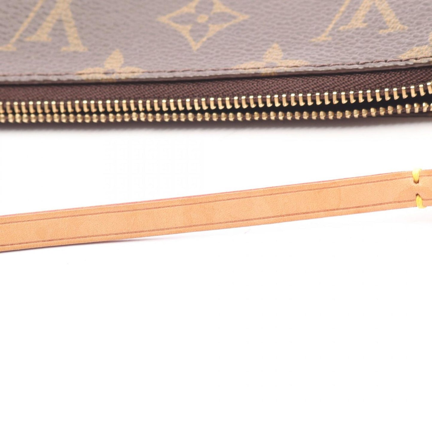 Louis Vuitton Handbag Pochette Canvas Leather — view 7