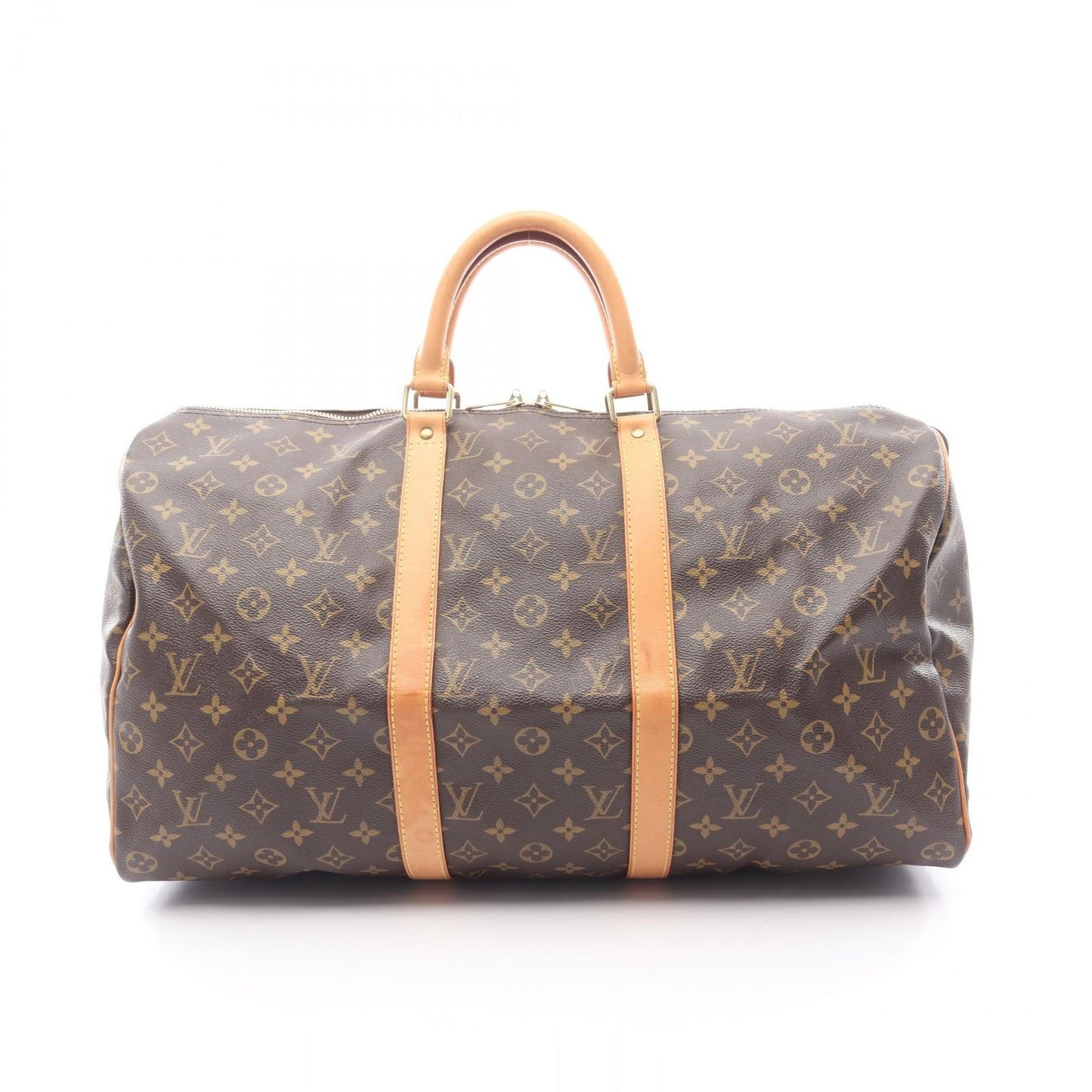 Louis Vuitton Boston Bag Keepall 50 Canvas Leather
