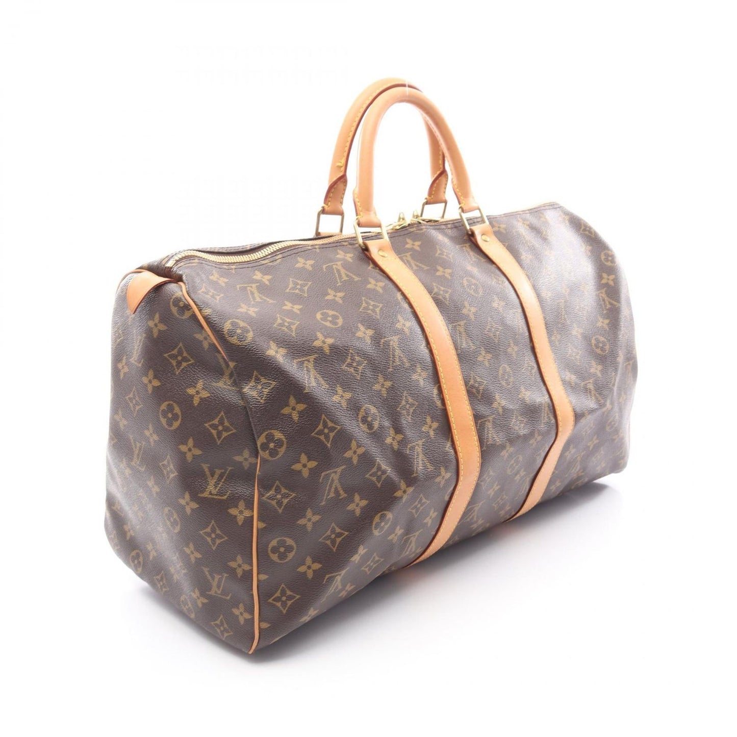 Louis Vuitton Boston Bag Keepall 50 Canvas Leather — view 2