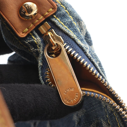 Louis Vuitton Shoulder Bag PM Denim Leather — view 7