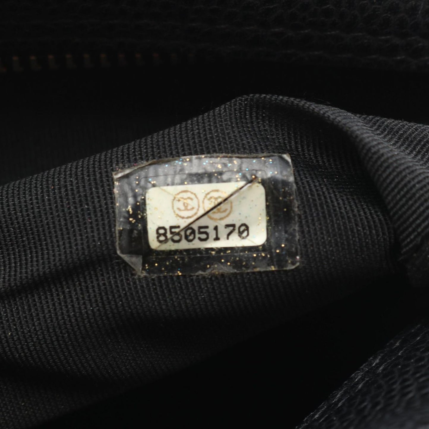Chanel Handbag Quilted Black Tree CC Logo — view 5