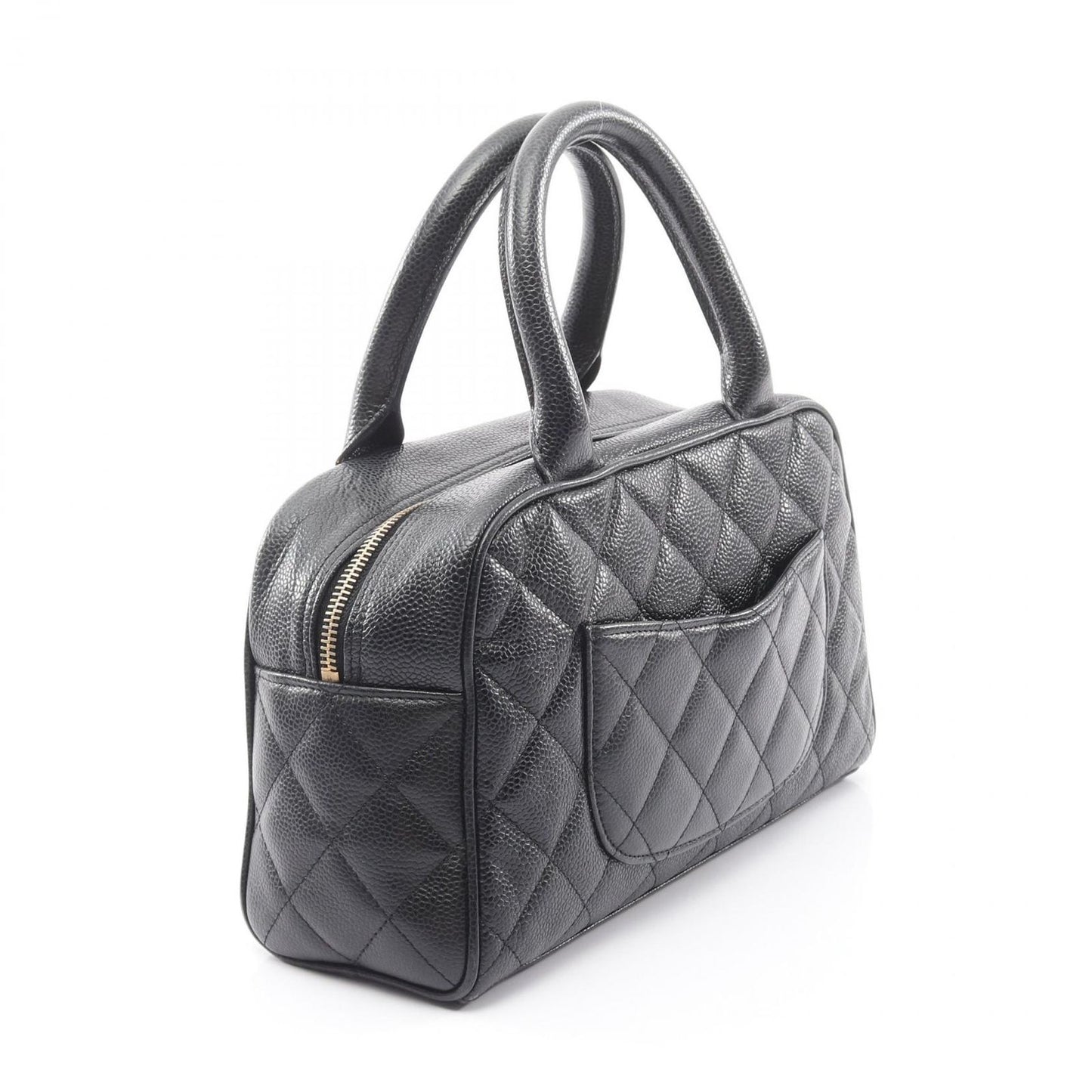 Chanel Handbag Quilted Black Tree CC Logo — view 2