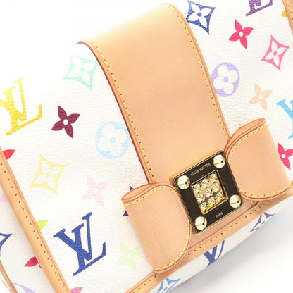 Louis Vuitton Shoulder Bag Patee Blanc Canvas Leather — view 7