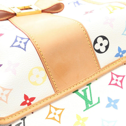 Louis Vuitton Shoulder Bag Patee Blanc Canvas Leather — view 9