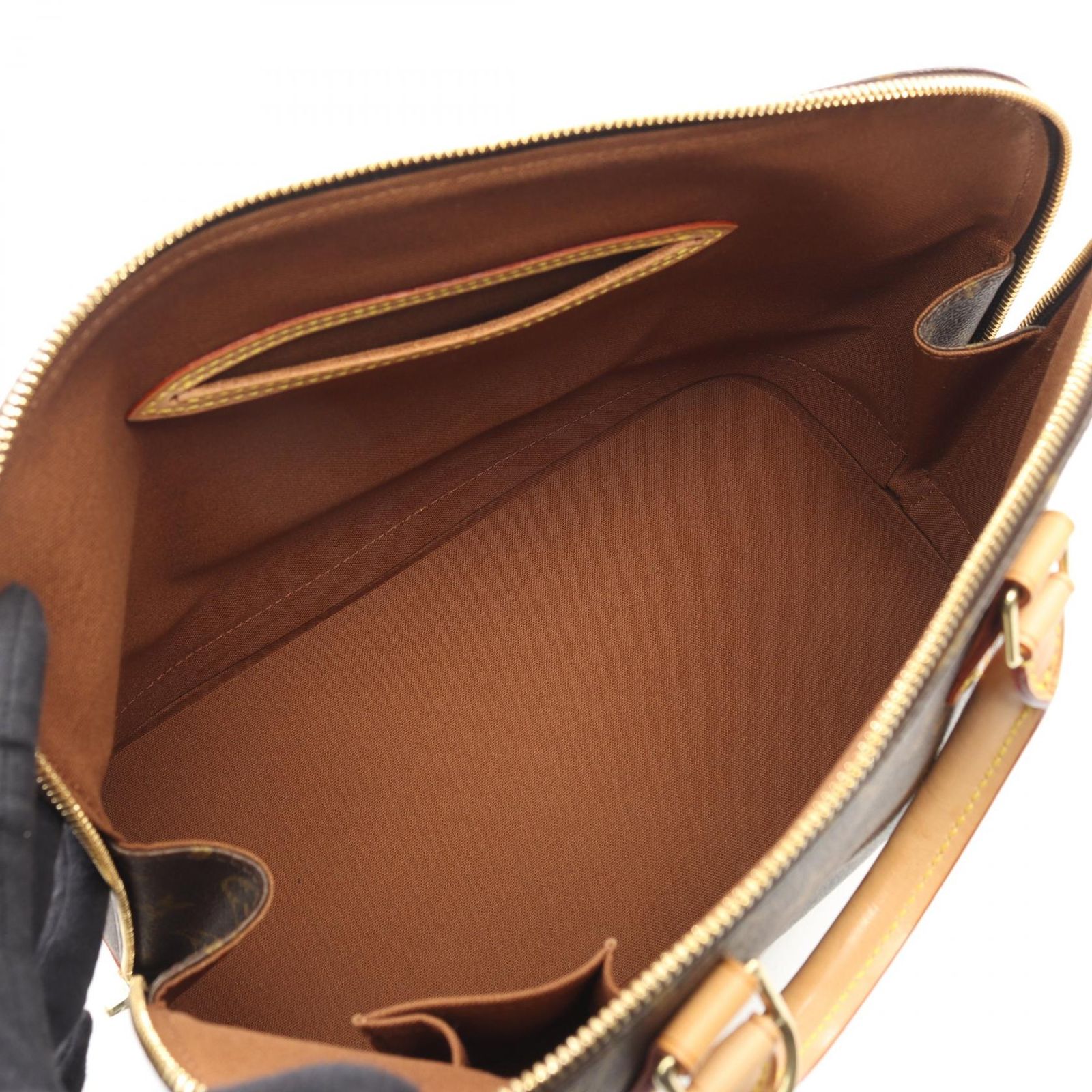 Louis Vuitton Handbag Alma PM Canvas Leather — view 3