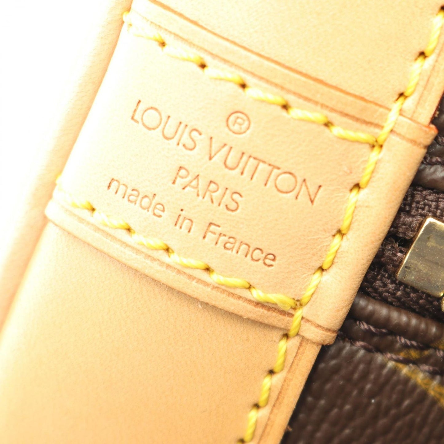 Louis Vuitton Handbag Alma PM Canvas Leather — view 4