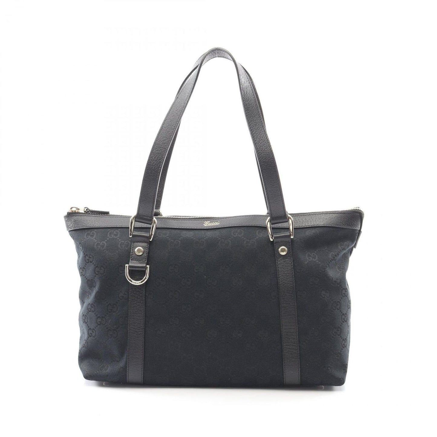 Gucci Tote Abbey GG Canvas Black