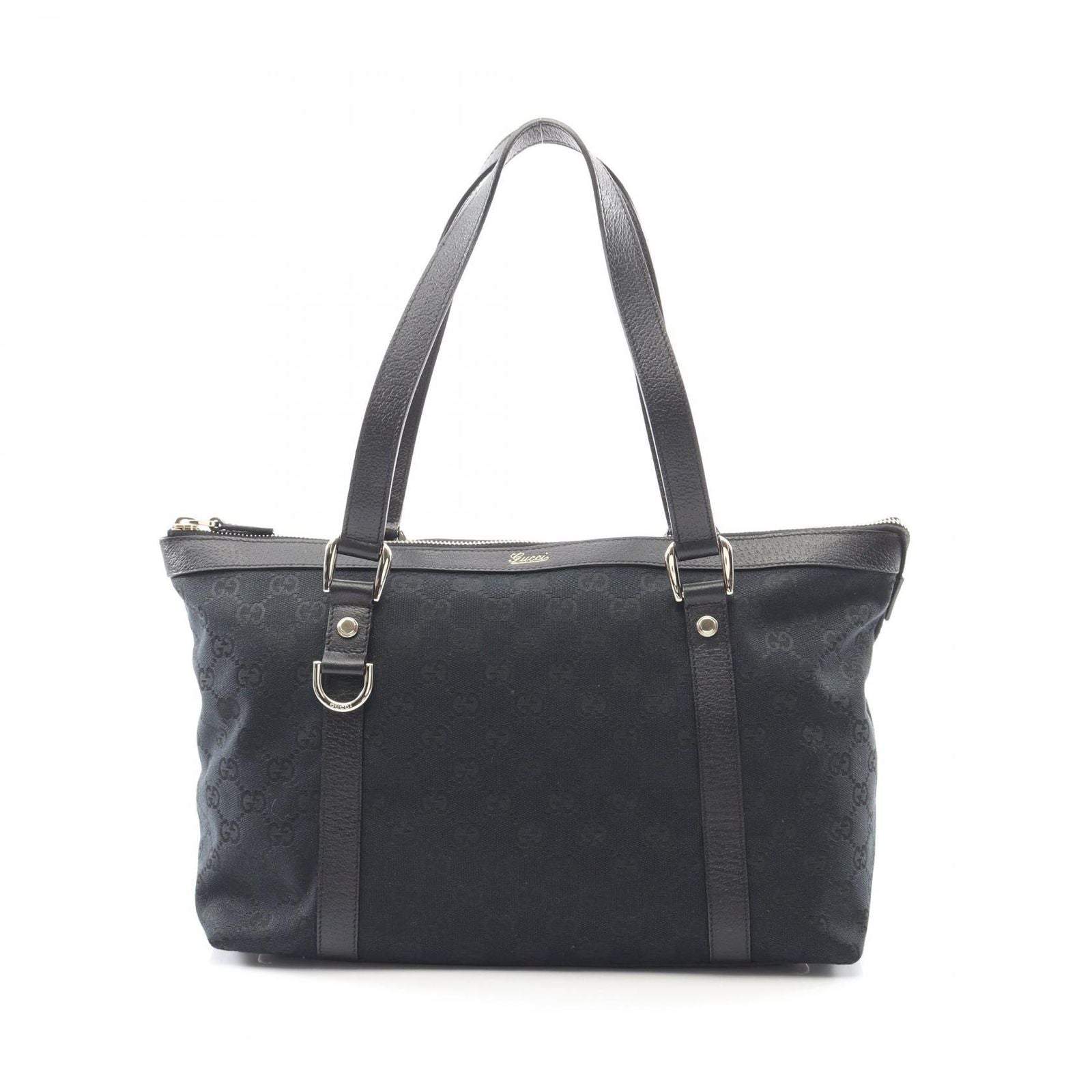 Gucci Tote Abbey GG Canvas Black