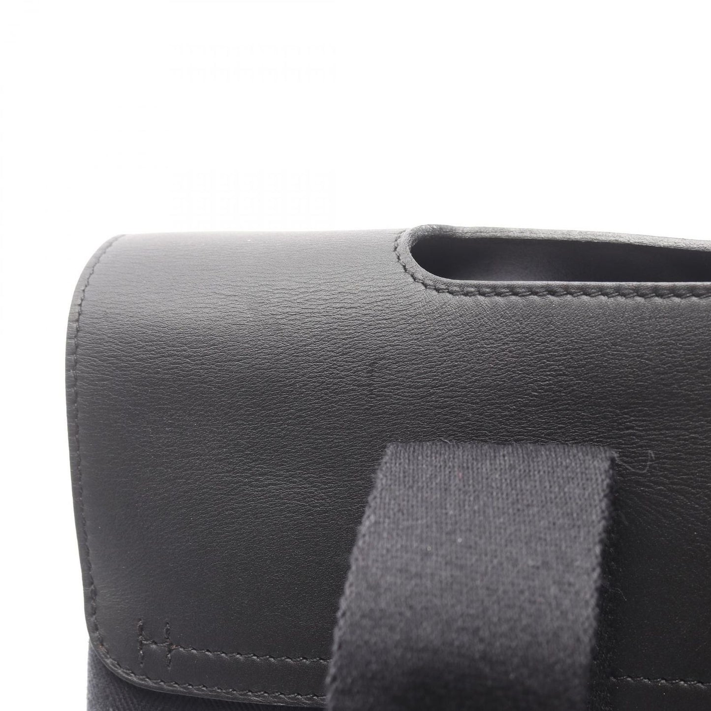Hermes Handbag Lepalaso PM Black Leather Balepalaso — view 8