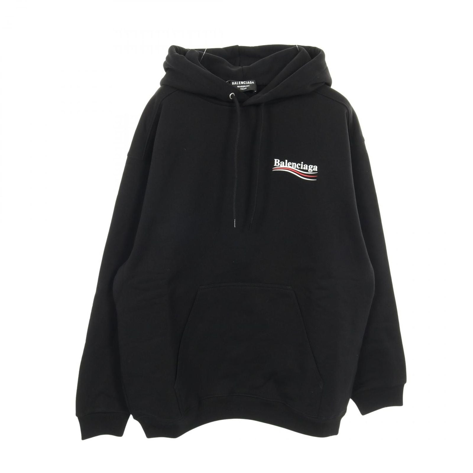 Balenciaga Hoodie Political Campaign Black Cotton Leo
