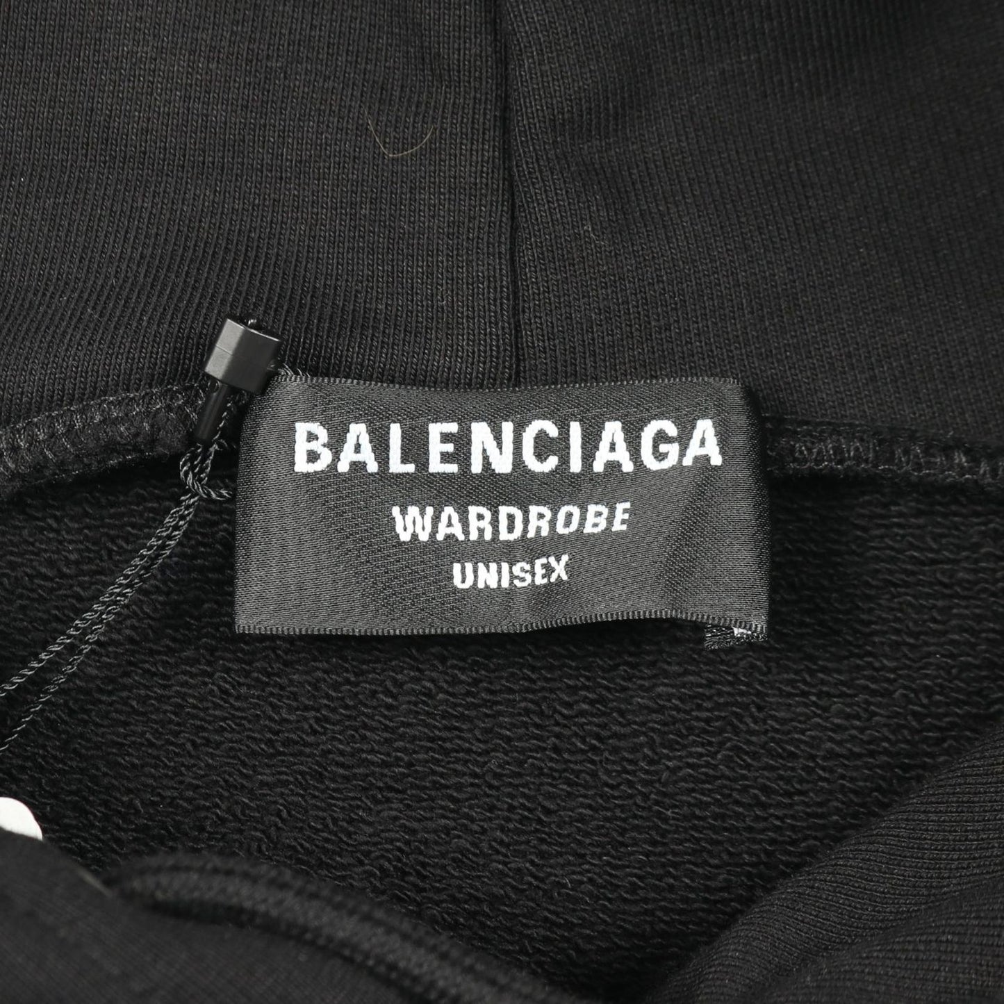 Balenciaga Hoodie Political Campaign Black Cotton Leo — view 3