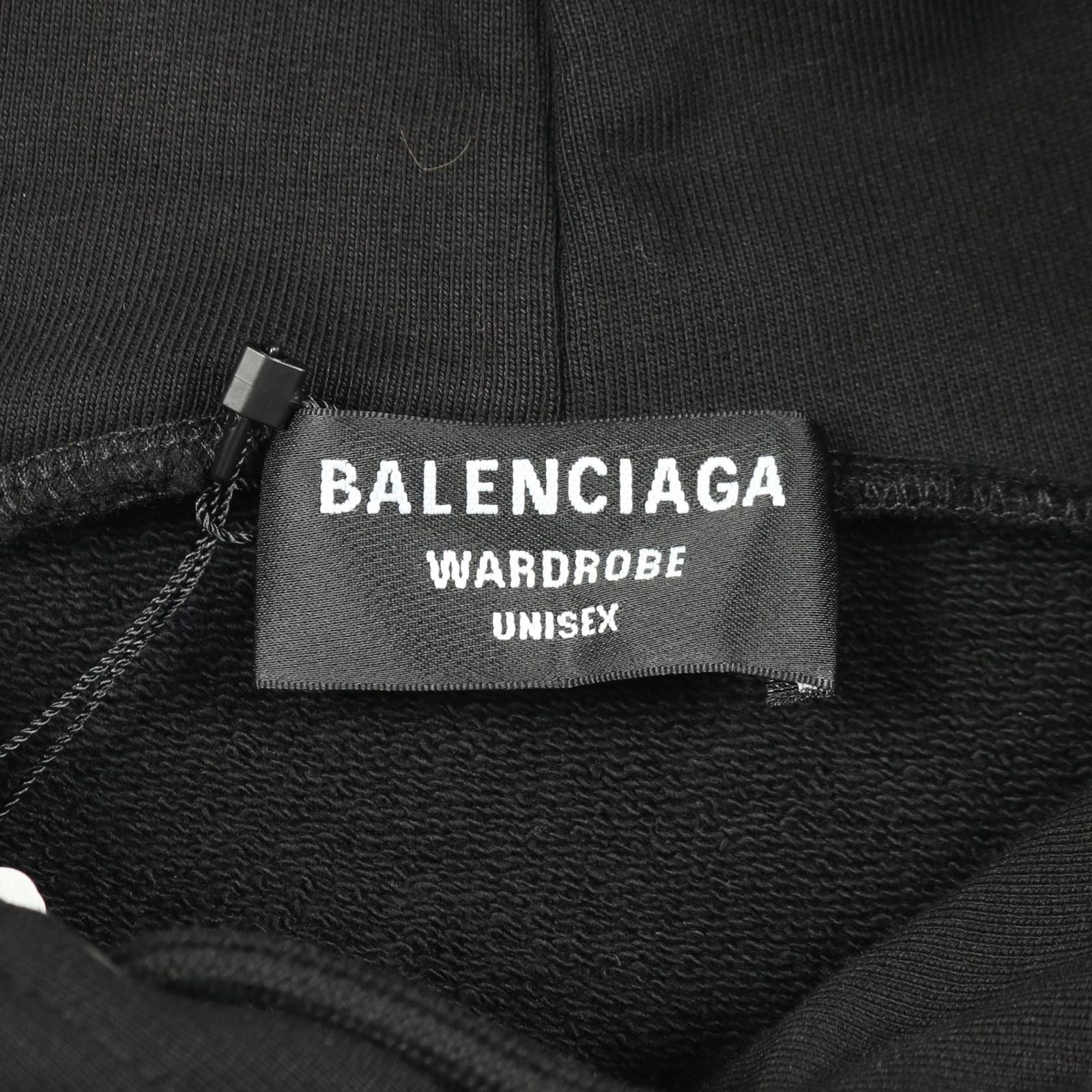 Balenciaga Hoodie Political Campaign Black Cotton Leo — view 3