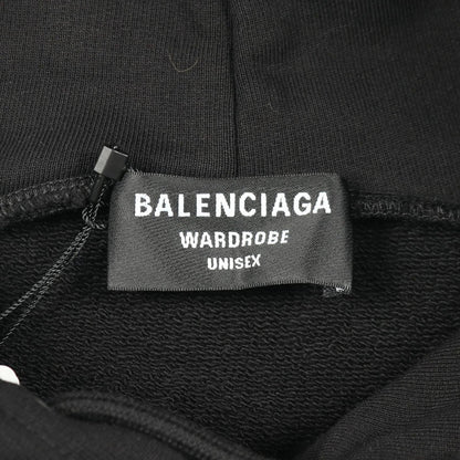 Balenciaga Hoodie Political Campaign Black Cotton Leo — view 3