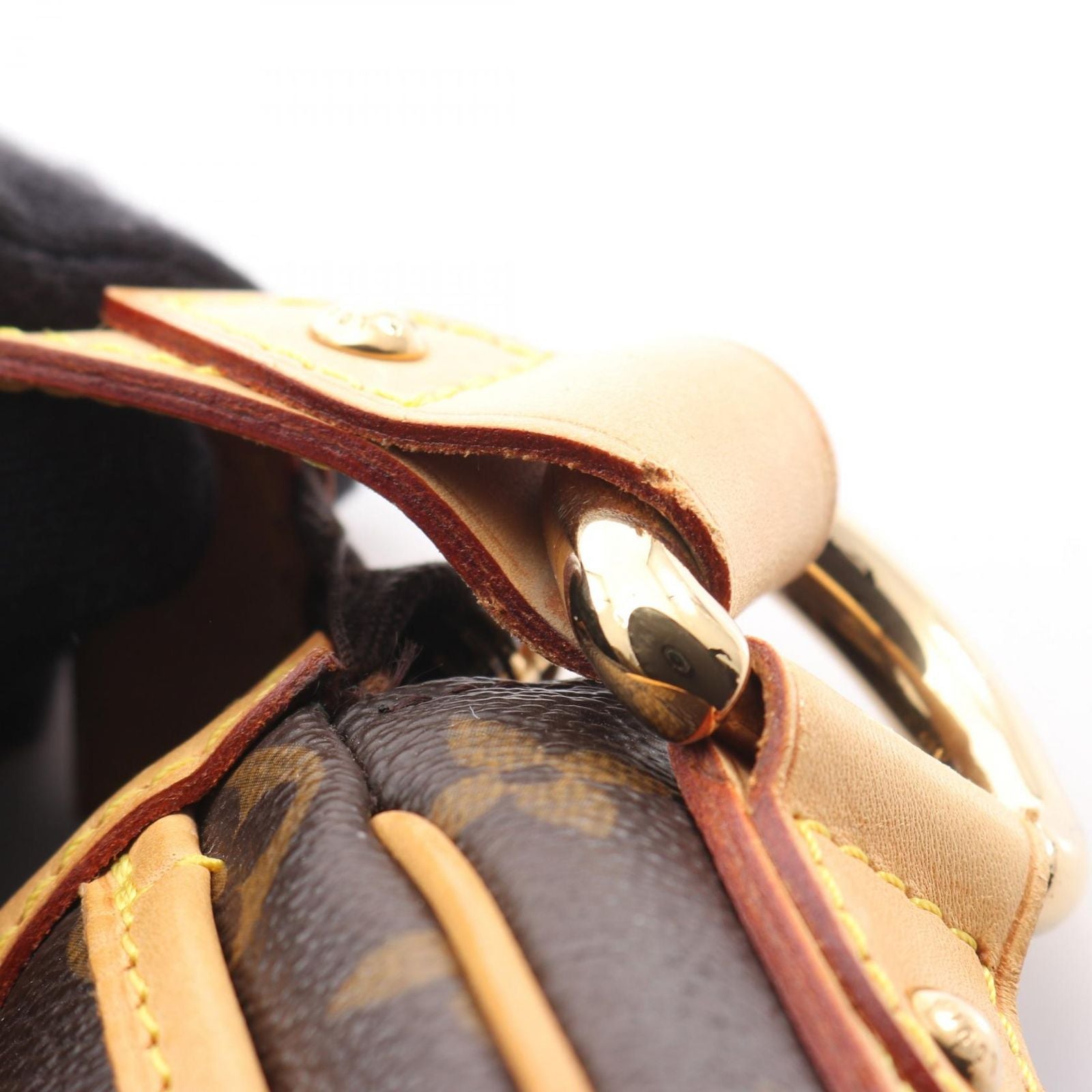 Louis Vuitton Shoulder Bag lamu PM Canvas Leather — view 9