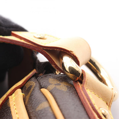 Louis Vuitton Shoulder Bag lamu PM Canvas Leather — view 9