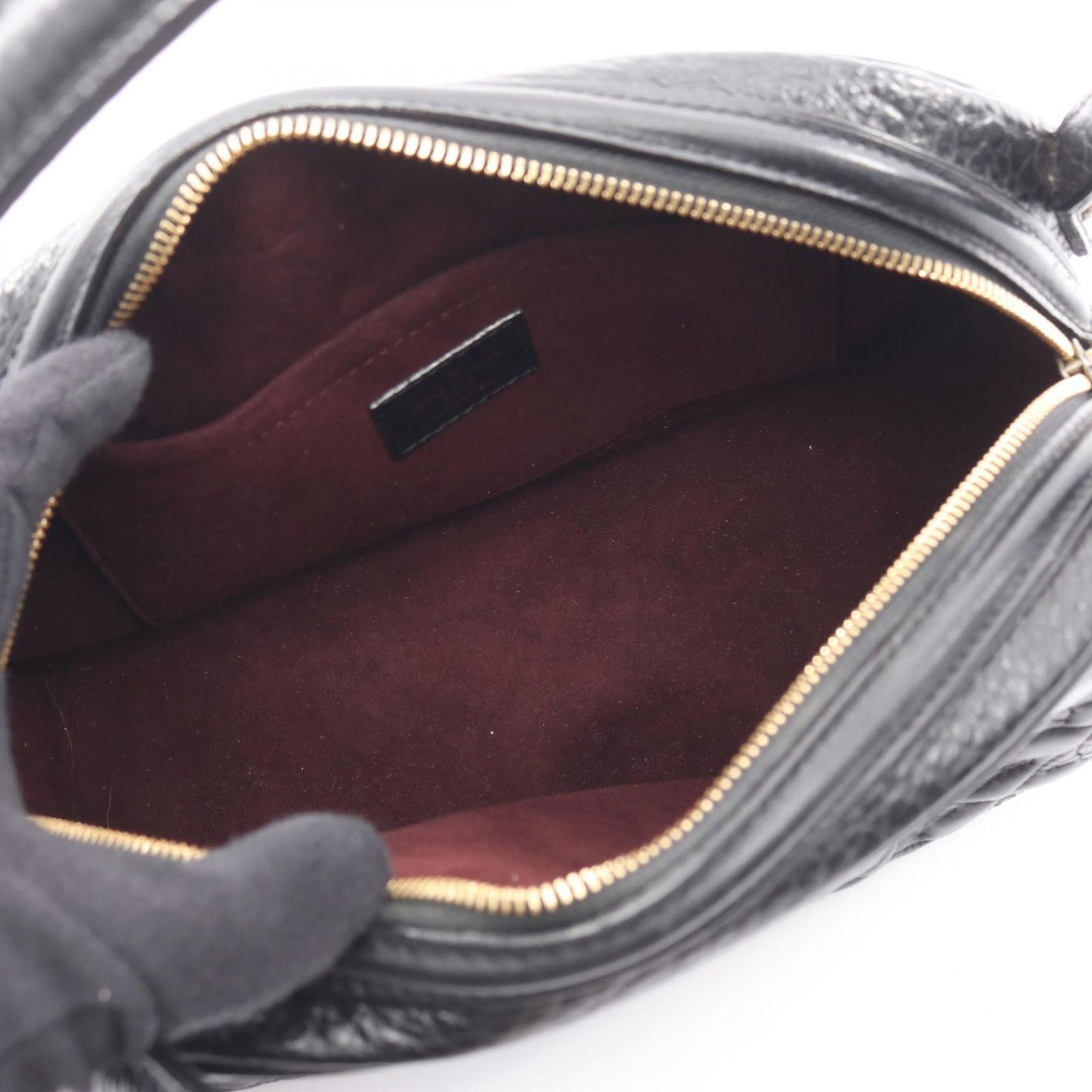 Louis Vuitton Shoulder Bag Ninelala Monogram Noir Leather — view 3