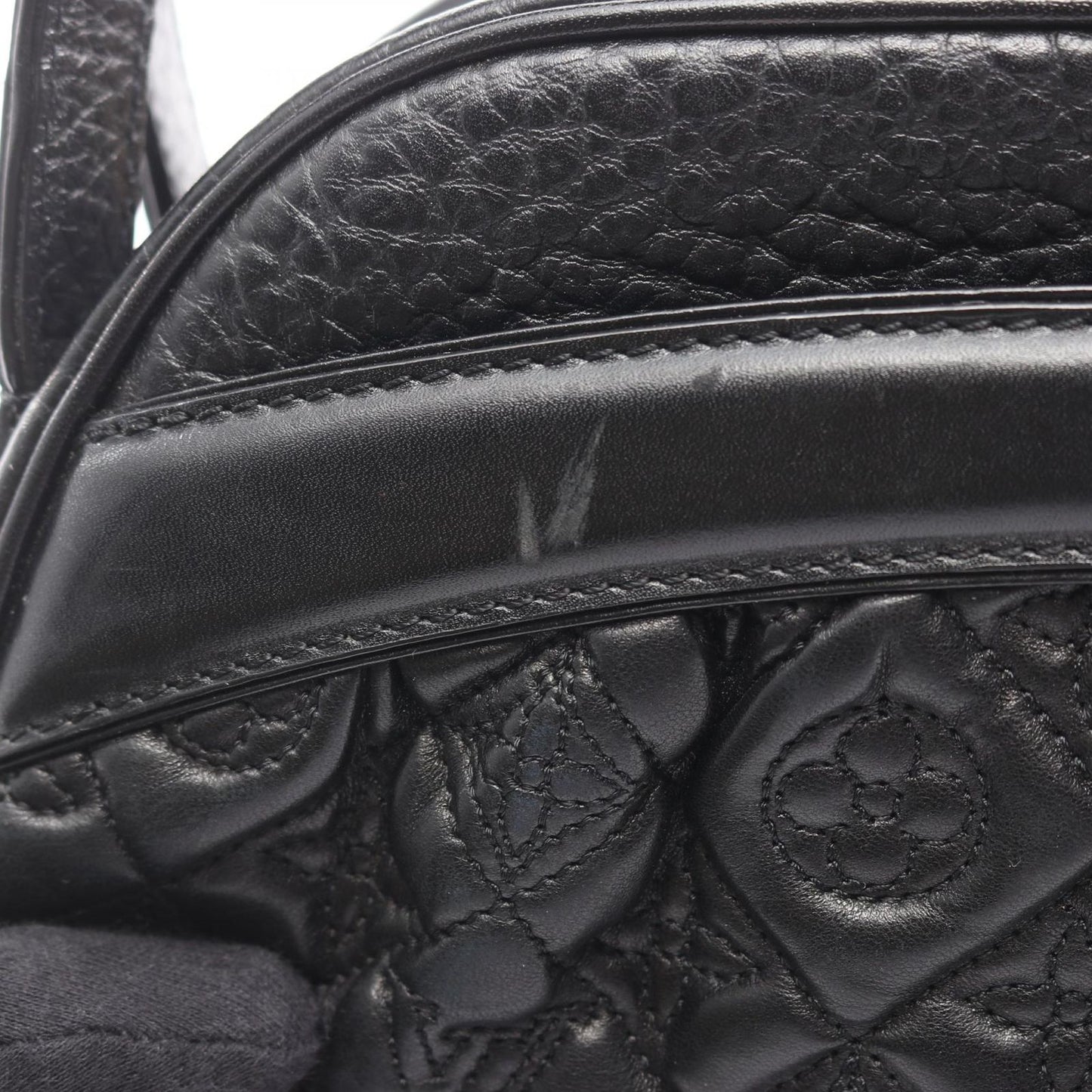 Louis Vuitton Shoulder Bag Ninelala Monogram Noir Leather — view 9