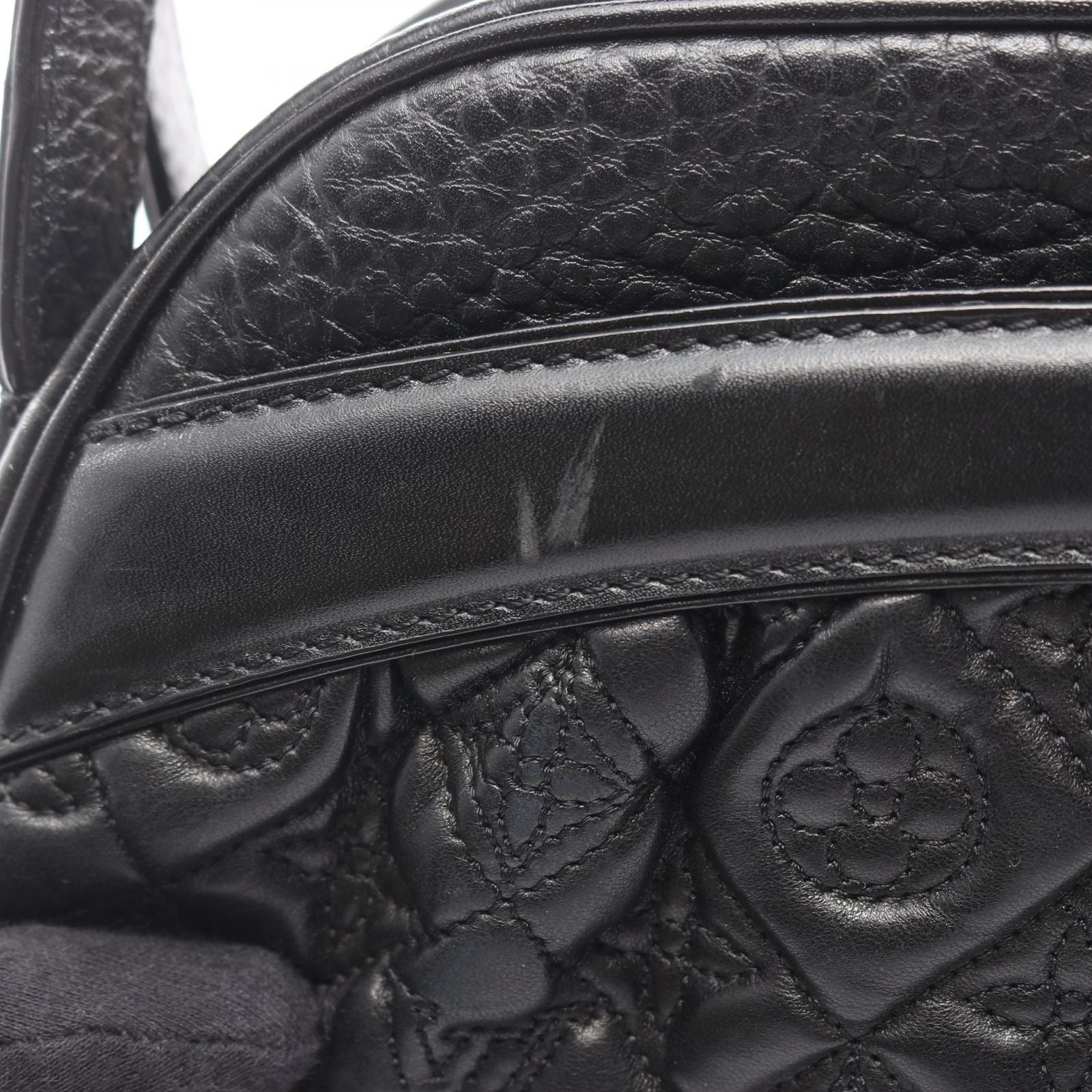 Louis Vuitton Shoulder Bag Ninelala Monogram Noir Leather — view 9
