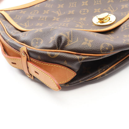 Louis Vuitton Shoulder Bag lamu GM Canvas Leather — view 6