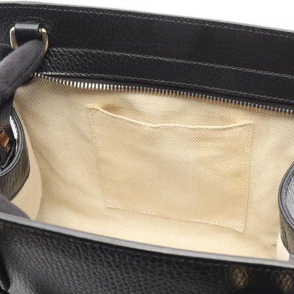 Gucci Handbag Soho Interlocking Black Leather 2-Way — view 6