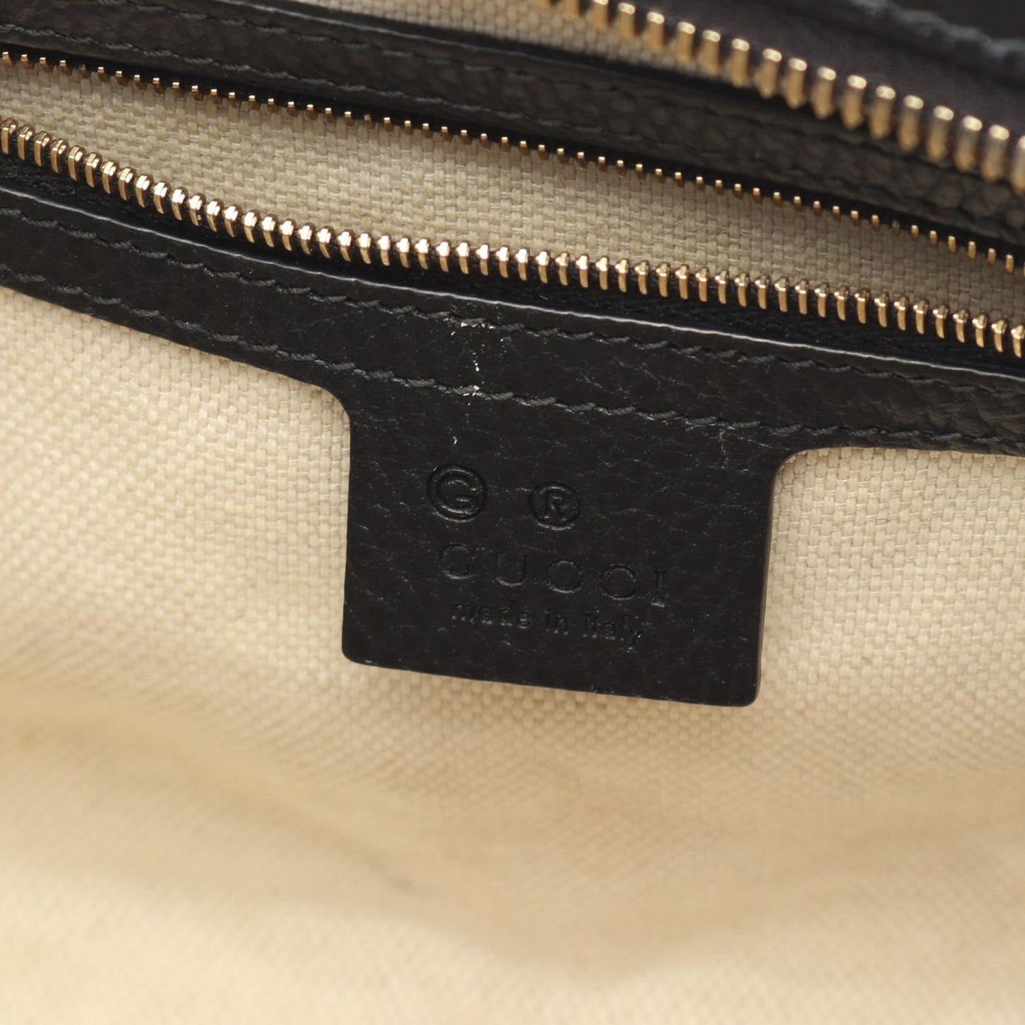 Gucci Handbag Soho Interlocking Black Leather 2-Way — view 4