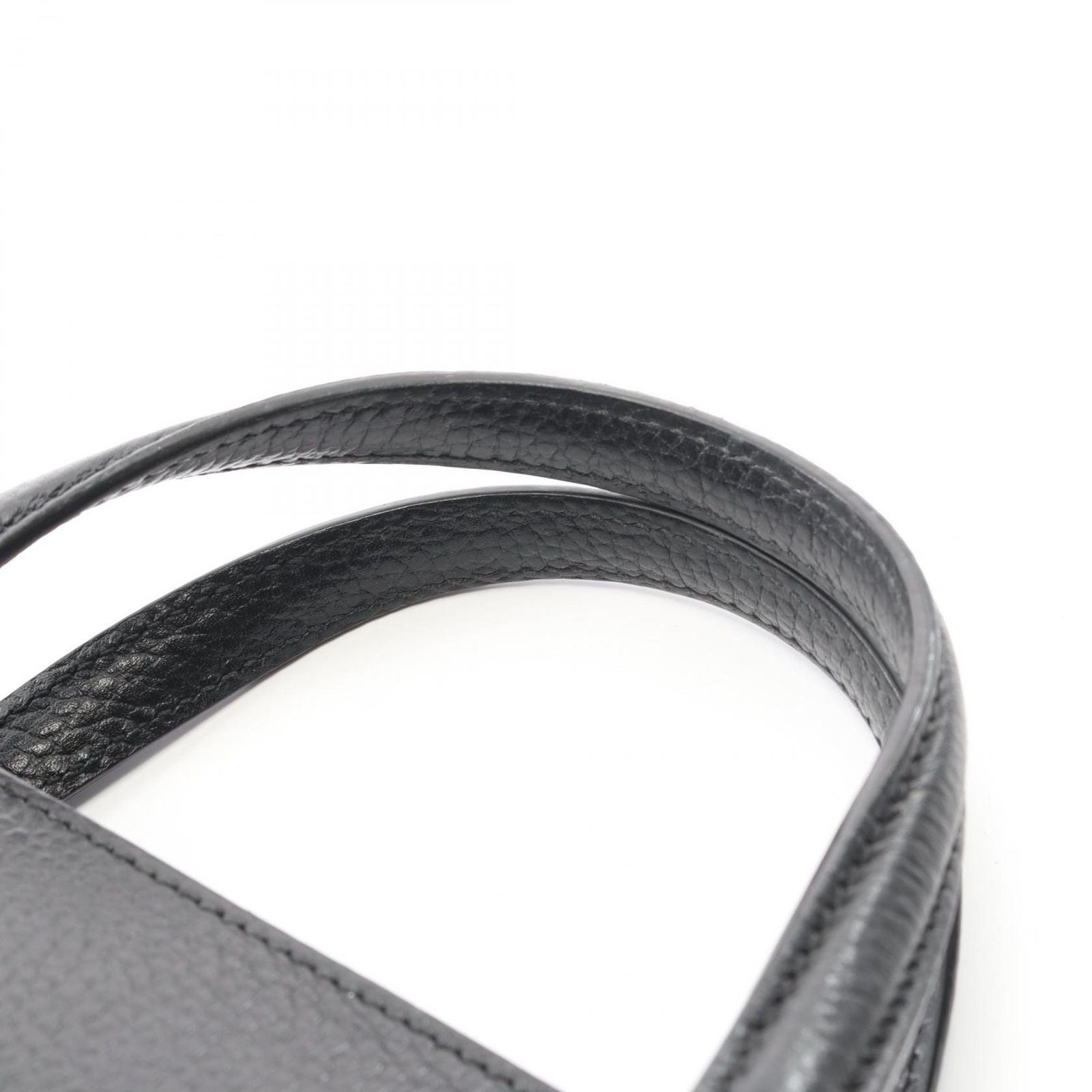 Gucci Handbag Soho Interlocking Black Leather 2-Way — view 9