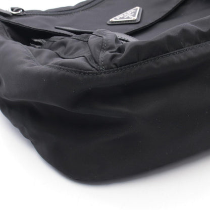 Prada Lada Shoulder Bag Black Nylon Leather lelogo — view 5