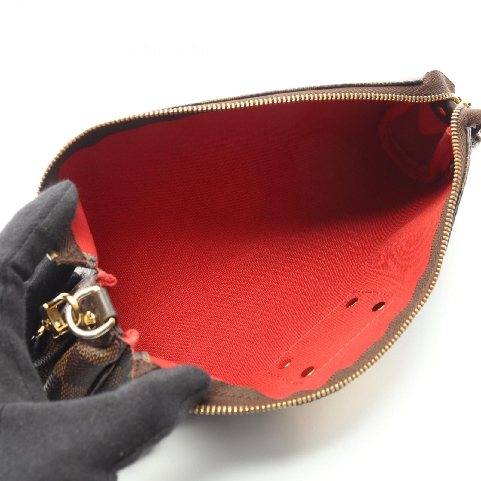 Louis Vuitton Handbag Canvas Leather — view 3
