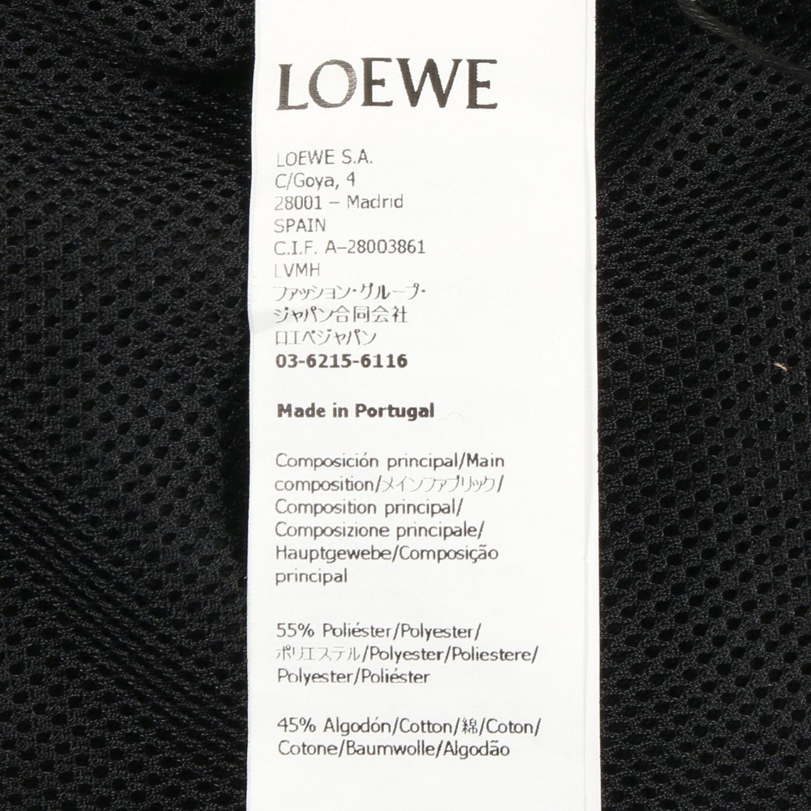 Loewe Anagram Embroidery Black Tolaninejacket Shoulder Bag — view 4