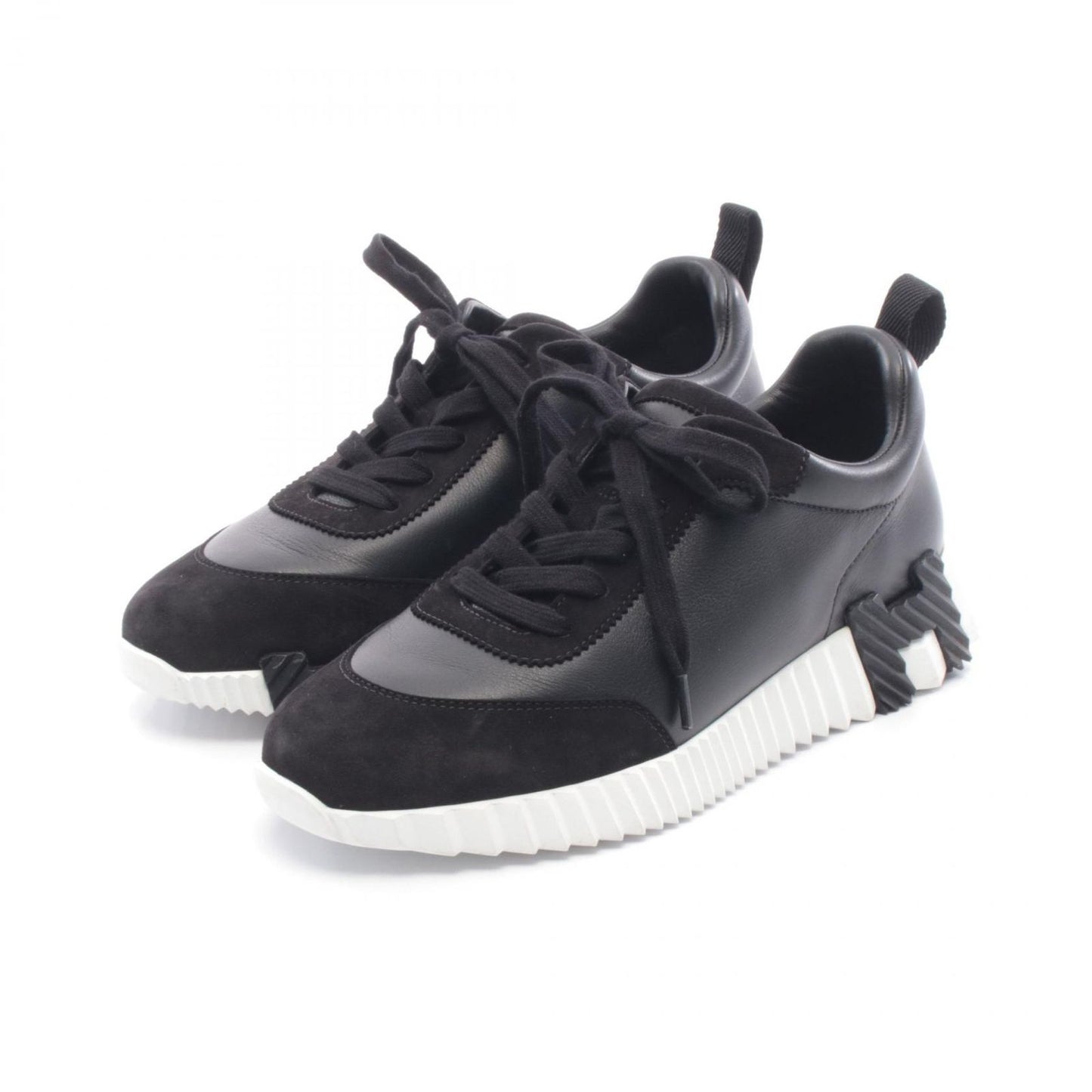 Hermes Sneakers BK WH Leather