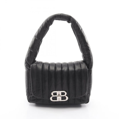 Balenciaga Shoulder Bag Monako Black Leather