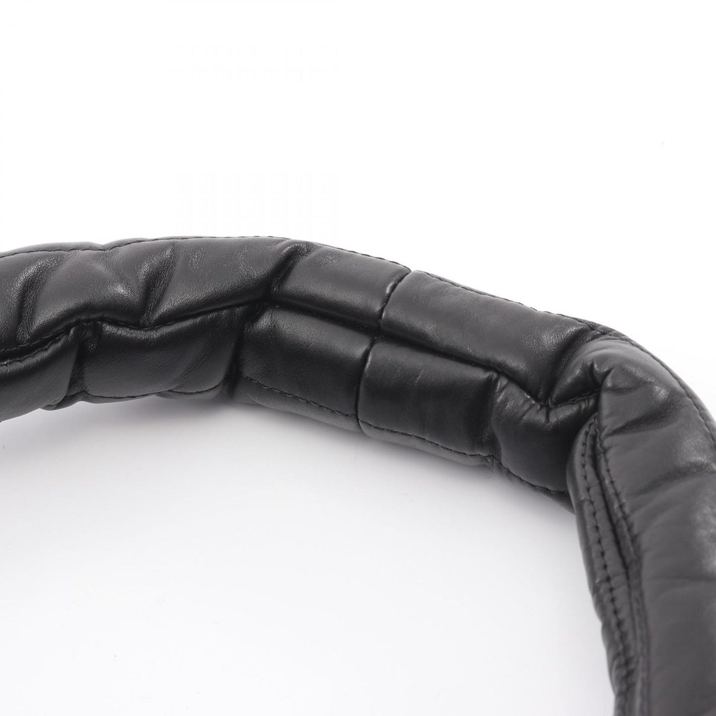 Balenciaga Shoulder Bag Monako Black Leather — view 6