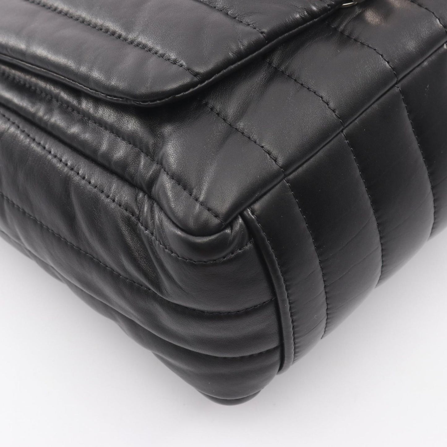 Balenciaga Shoulder Bag Monako Black Leather — view 5