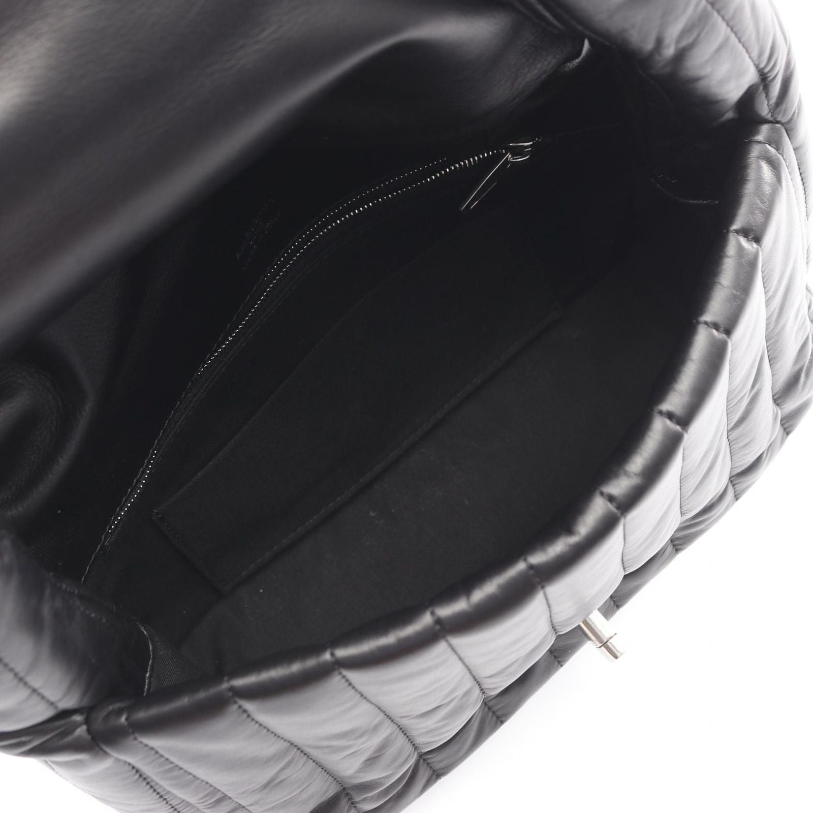 Balenciaga Shoulder Bag Monako Black Leather — view 3