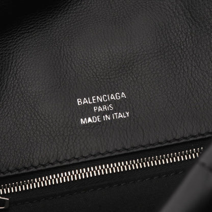 Balenciaga Shoulder Bag Monako Black Leather — view 4