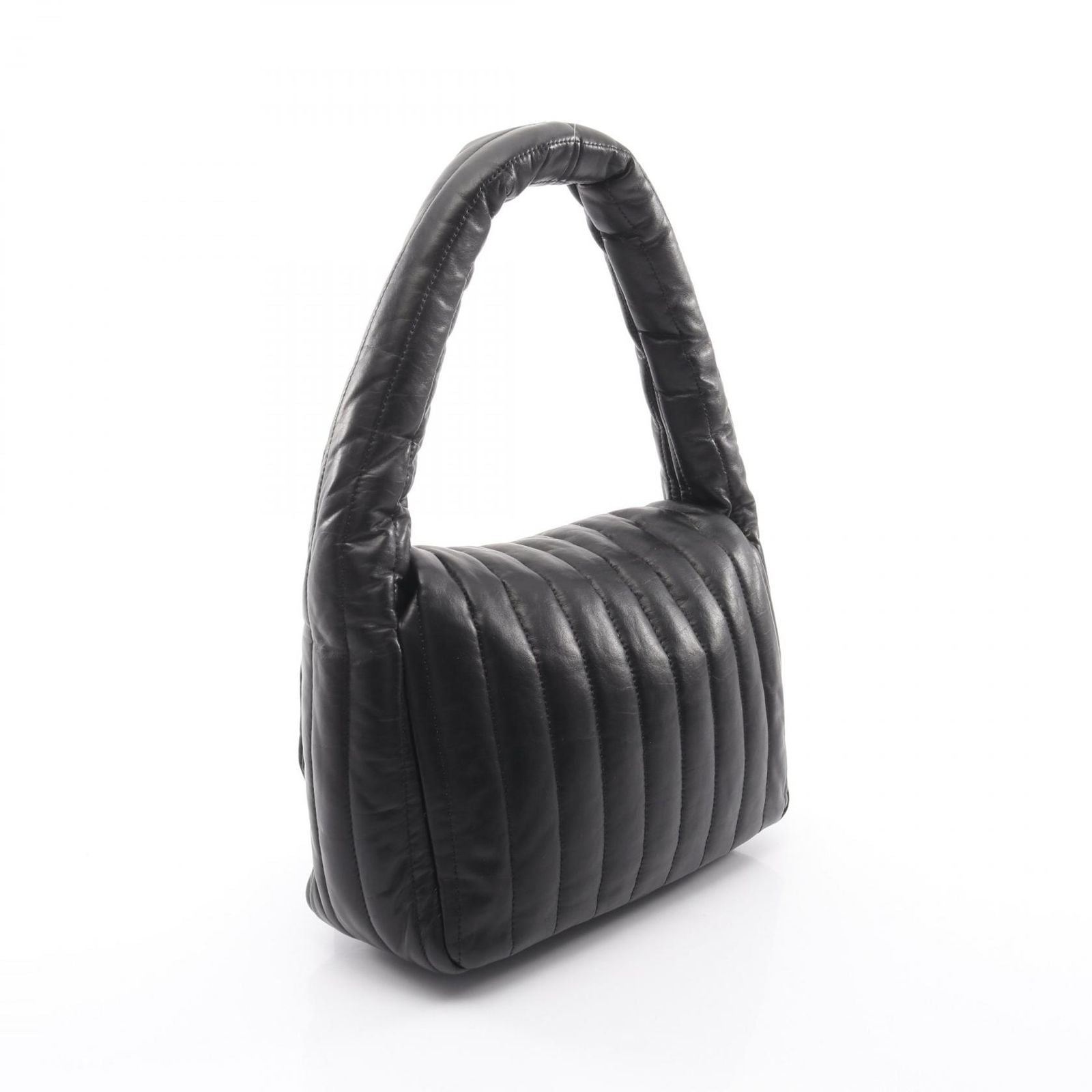 Balenciaga Shoulder Bag Monako Black Leather — view 2