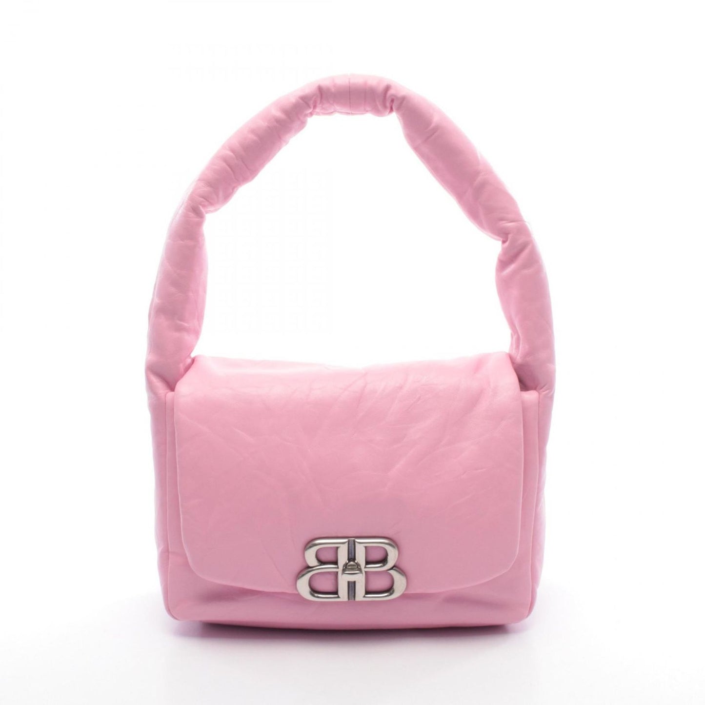 Balenciaga Shoulder Bag Monako Pink Leather