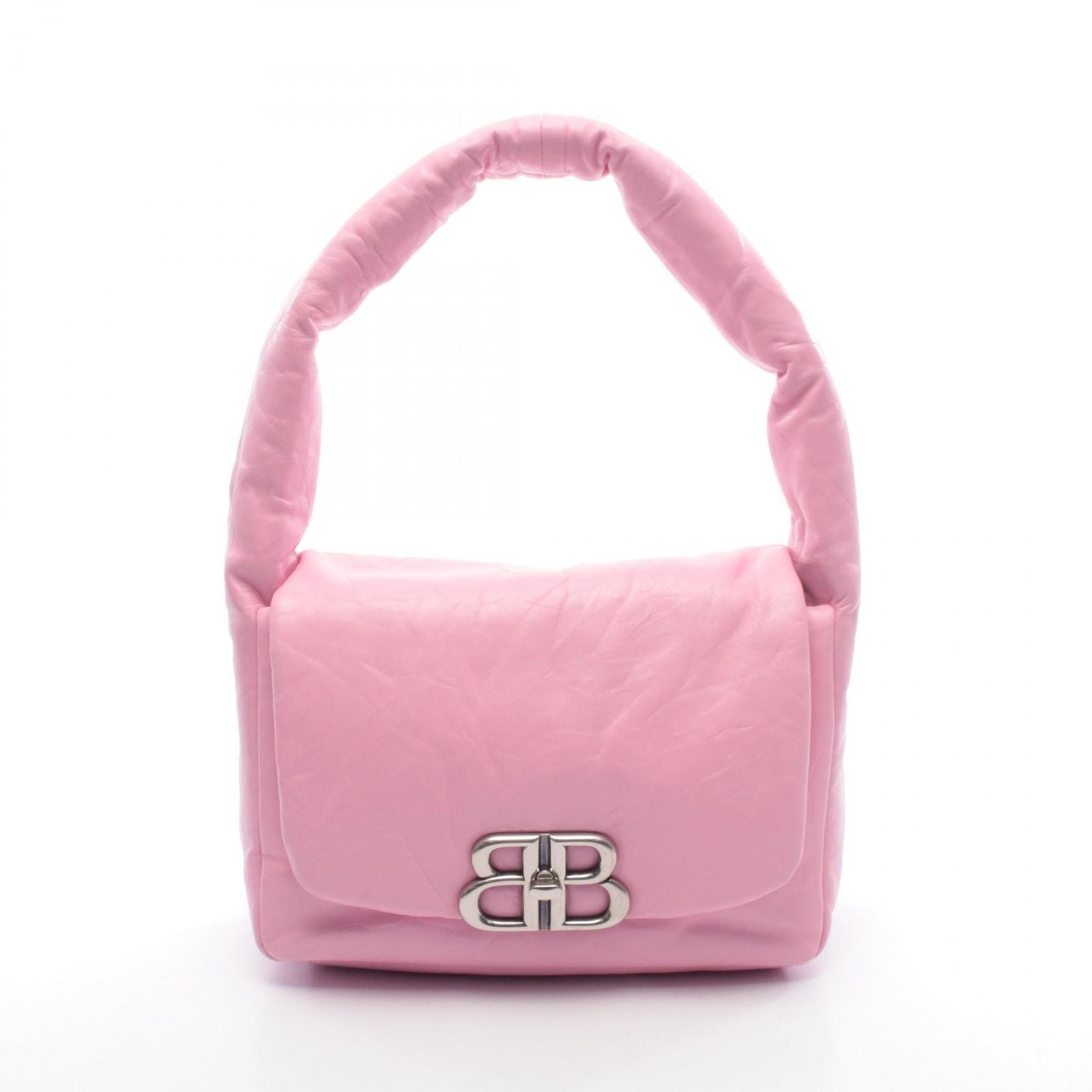 Balenciaga Shoulder Bag Monako Pink Leather