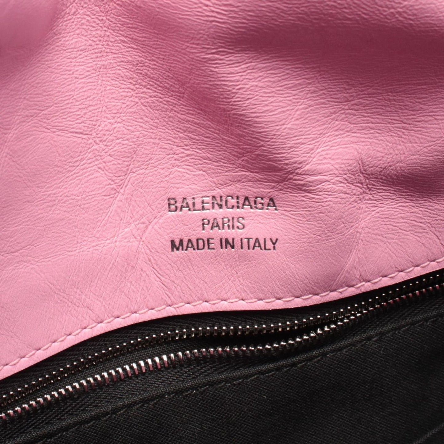 Balenciaga Shoulder Bag Monako Pink Leather — view 4