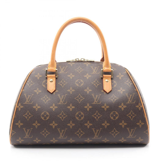 Louis Vuitton Handbag MM Canvas Leather