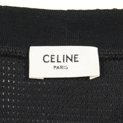 Celine Seri Short Sleeve 16 Black Cotton T-Shirt — view 3