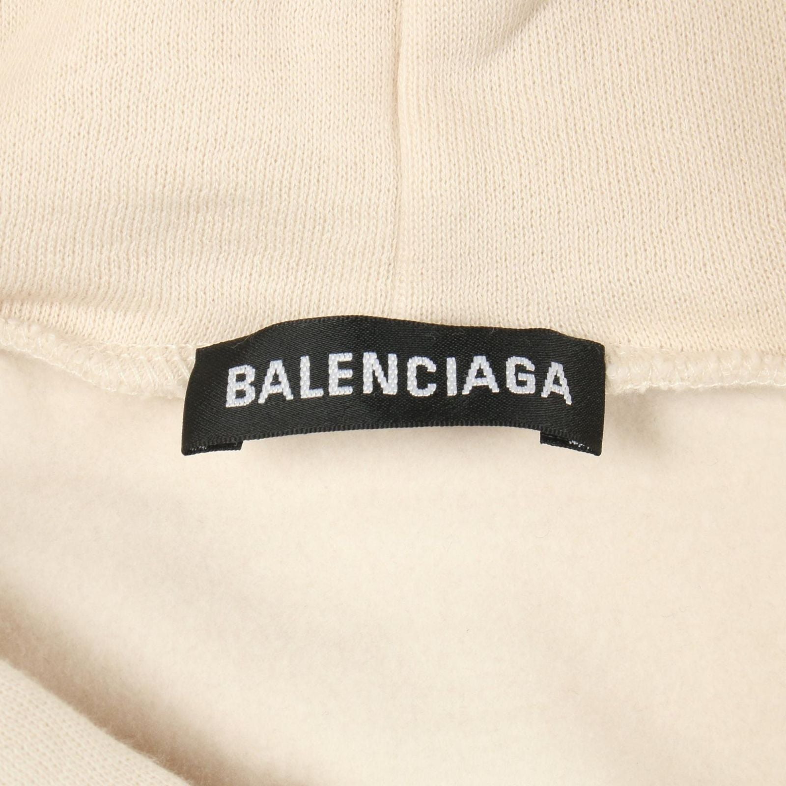 Balenciaga Hoodie Logo Midi Di Cotton — view 3