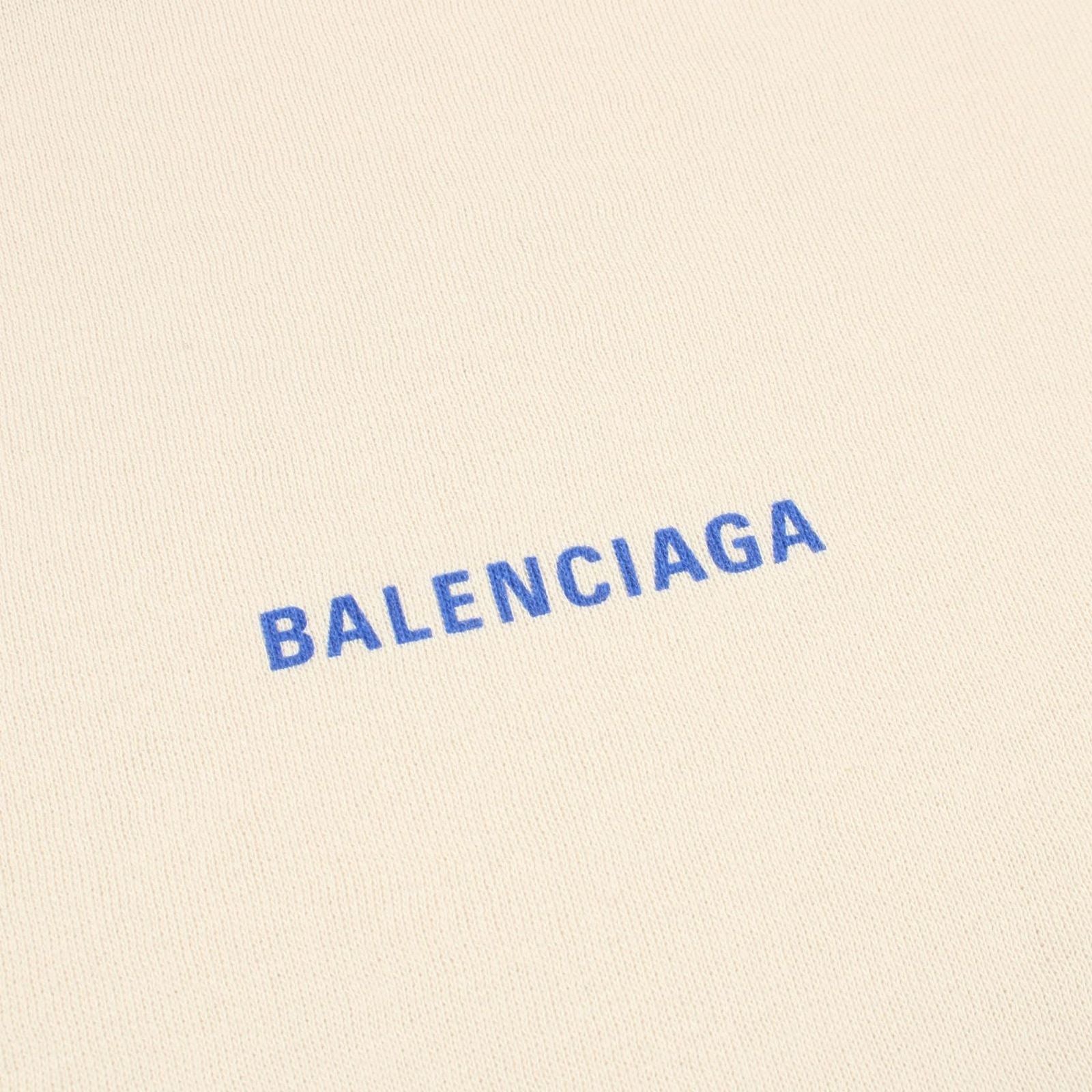 Balenciaga Hoodie Logo Midi Di Cotton — view 6