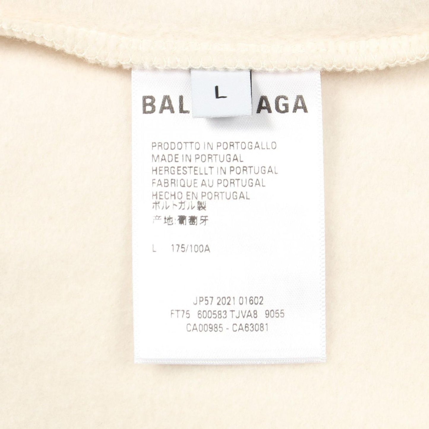 Balenciaga Hoodie Logo Midi Di Cotton — view 5