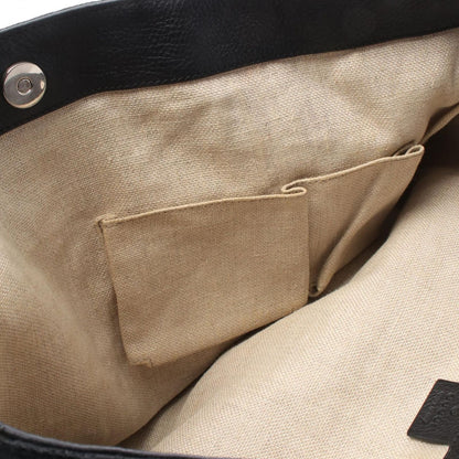 Gucci Tote Guccissima Black Canvas Horsebit — view 6