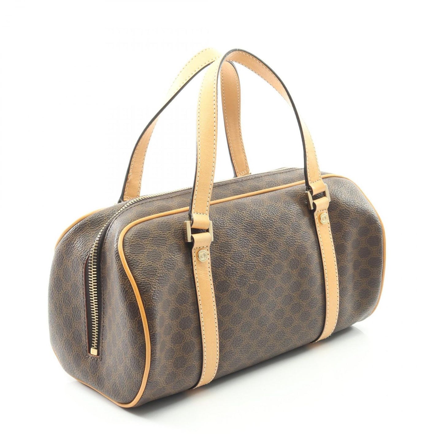 Celine Seri Handbag Da Ninebrown Nalale Canvas Leather — view 2