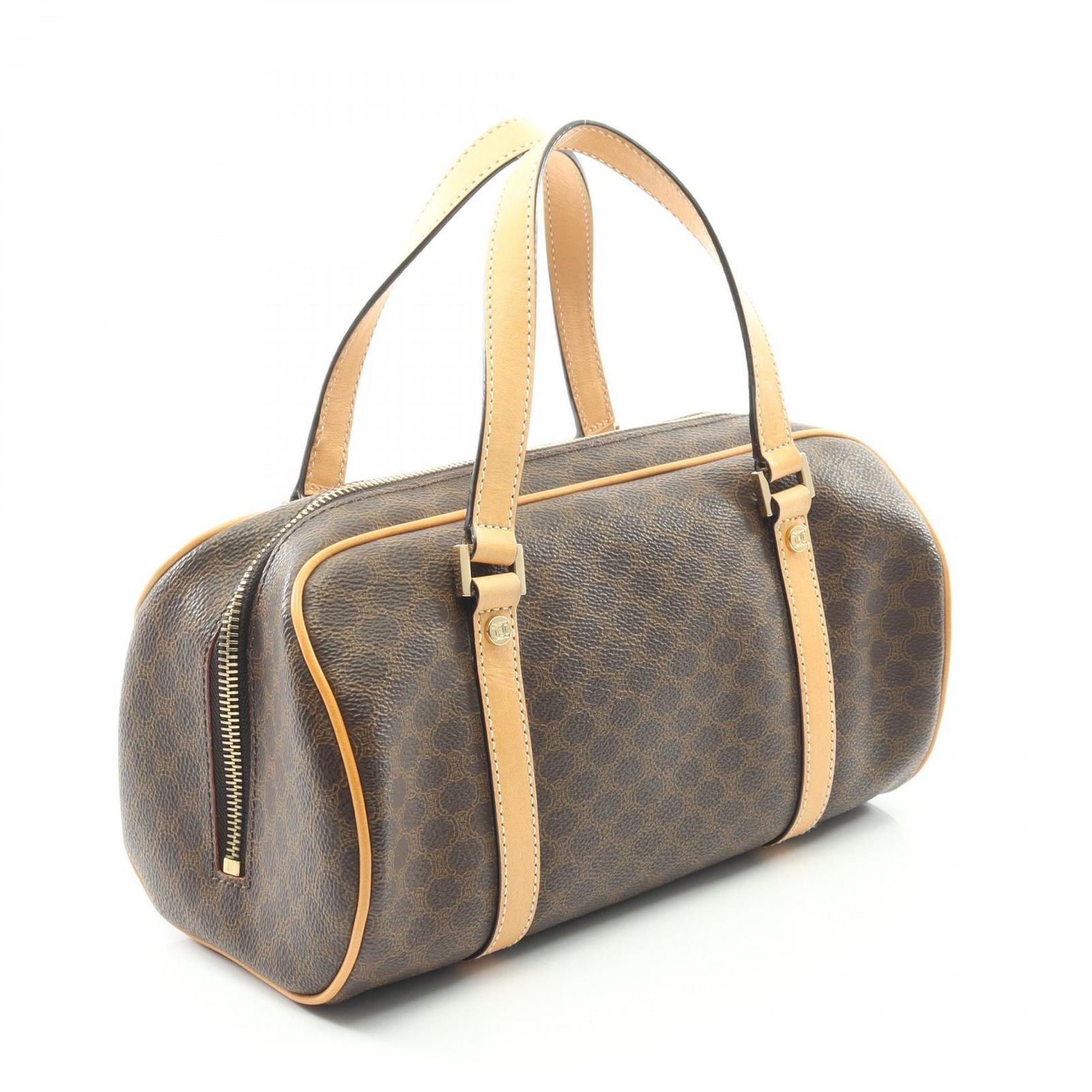 Celine Seri Handbag Da Ninebrown Nalale Canvas Leather — view 2