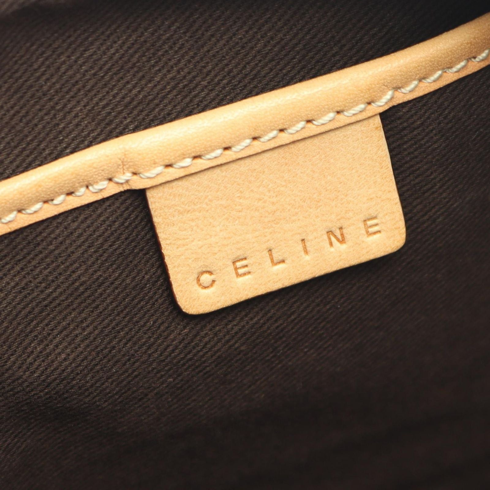 Celine Seri Handbag Da Ninebrown Nalale Canvas Leather — view 4