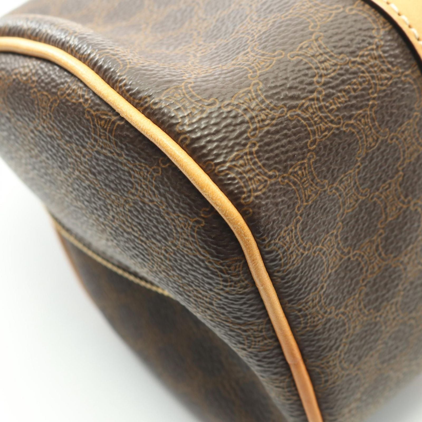 Celine Seri Handbag Da Ninebrown Nalale Canvas Leather — view 6
