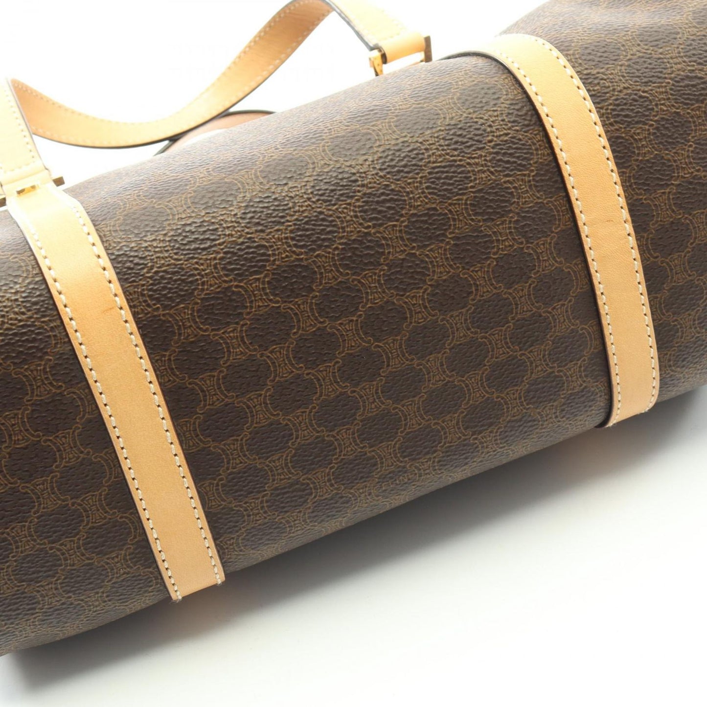 Celine Seri Handbag Da Ninebrown Nalale Canvas Leather — view 7